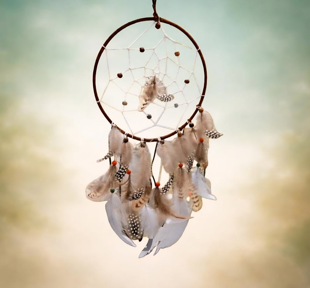 Dreamcatcher Wall Hanging - Boho Dream Catcher - Feather Decor - Spiritual Home Decor - Bedroom Decor - Handmade Boho Gift - Peaceful Sleep Decor - Cornish Creations