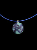Ocean Swirl Pendant Necklace | Blue Statement Necklace • Coastal Jewellery - Cornish Creations