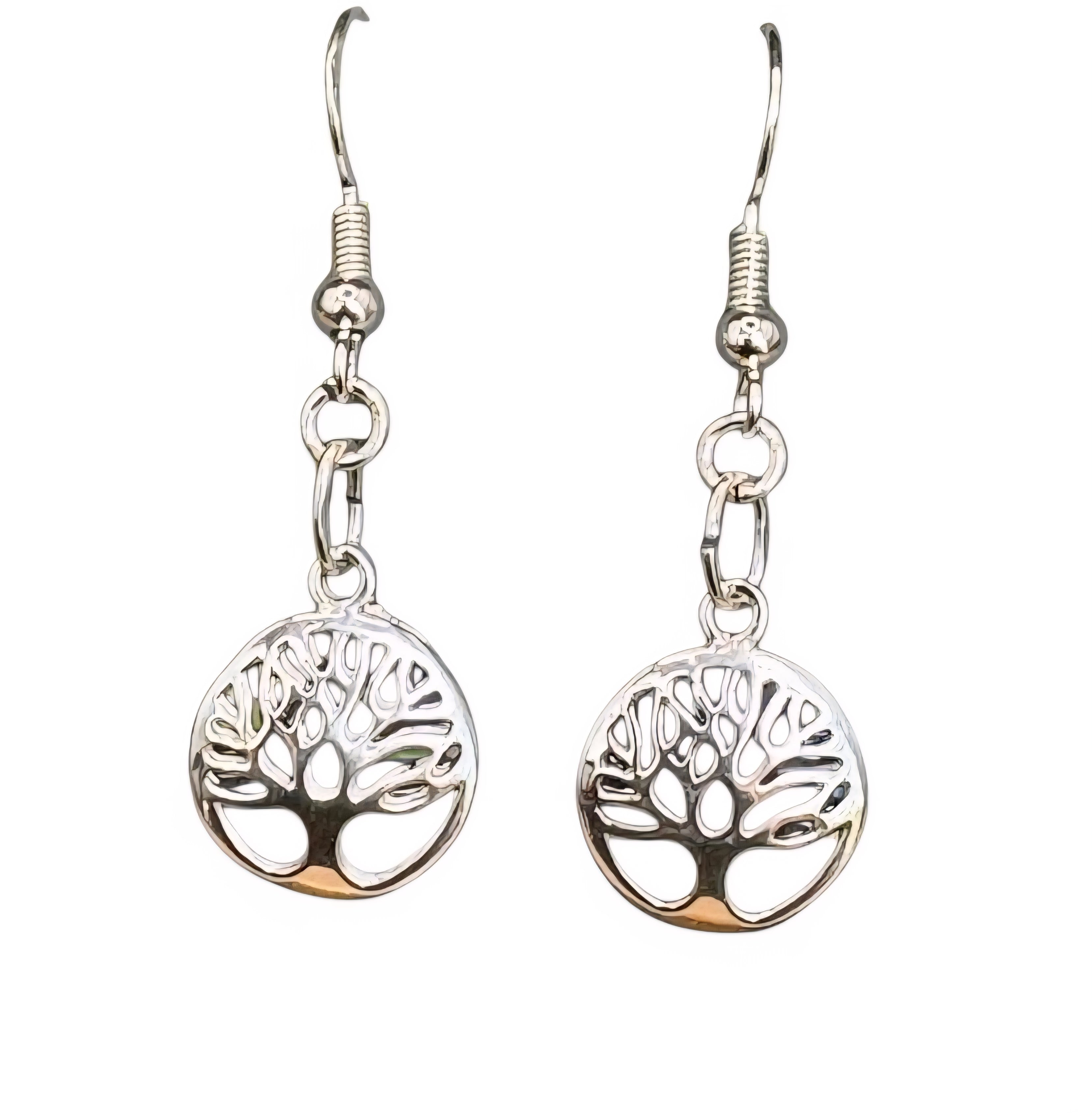 Tree of Life Earrings - 925 Sterling Silver Hooks - Spiritual Jewellery - Nature Earrings - Celtic Tree Earrings - Boho Jewellery - Gift for Her - Cornish Creations