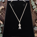Sterling Silver Dreamcatcher Necklace - Delicate Boho Pendant