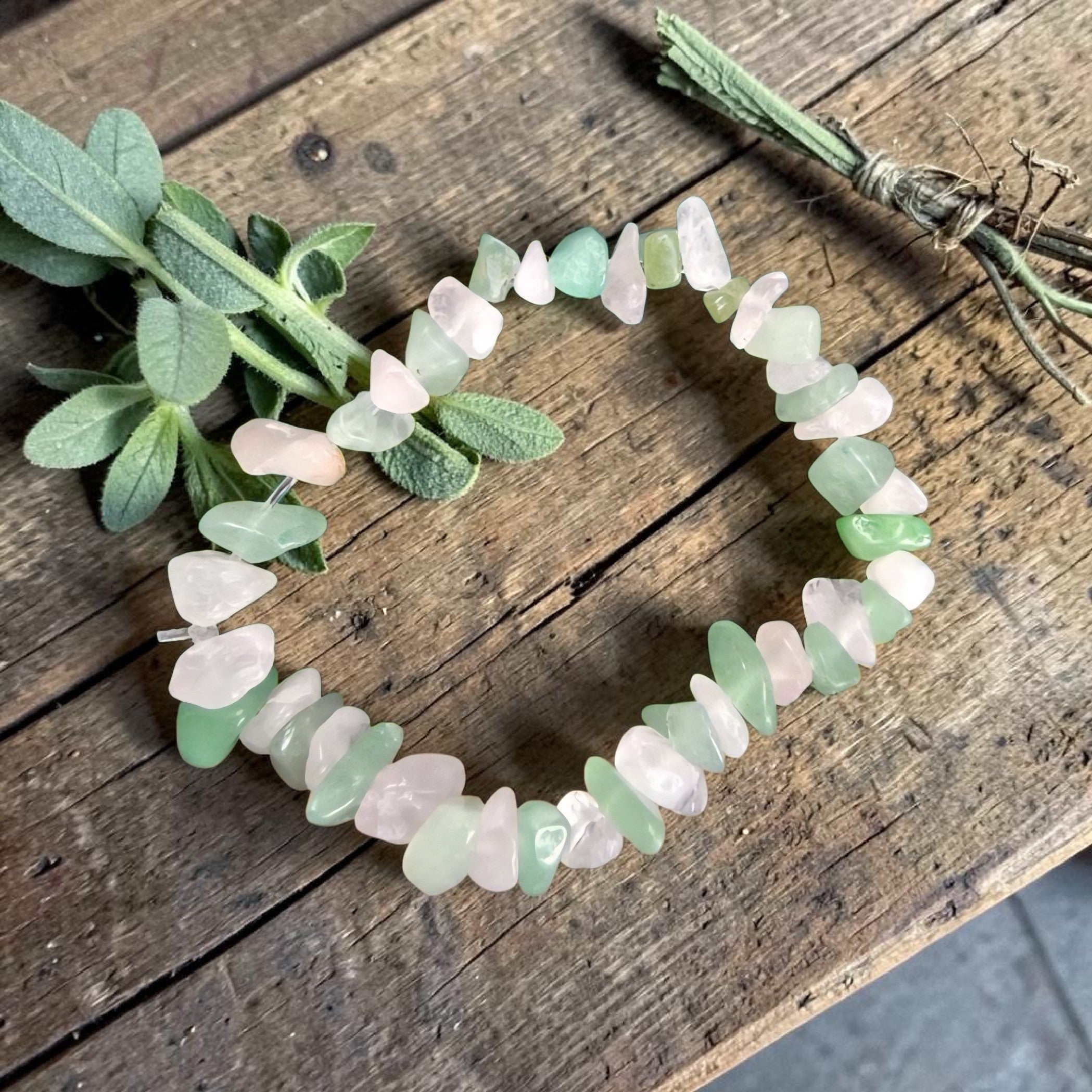 Calm & Clarity Bracelet Trio - Amethyst, Rose Quartz, Moonstone & Aventurine - Handmade Wellbeing Jewellery Set