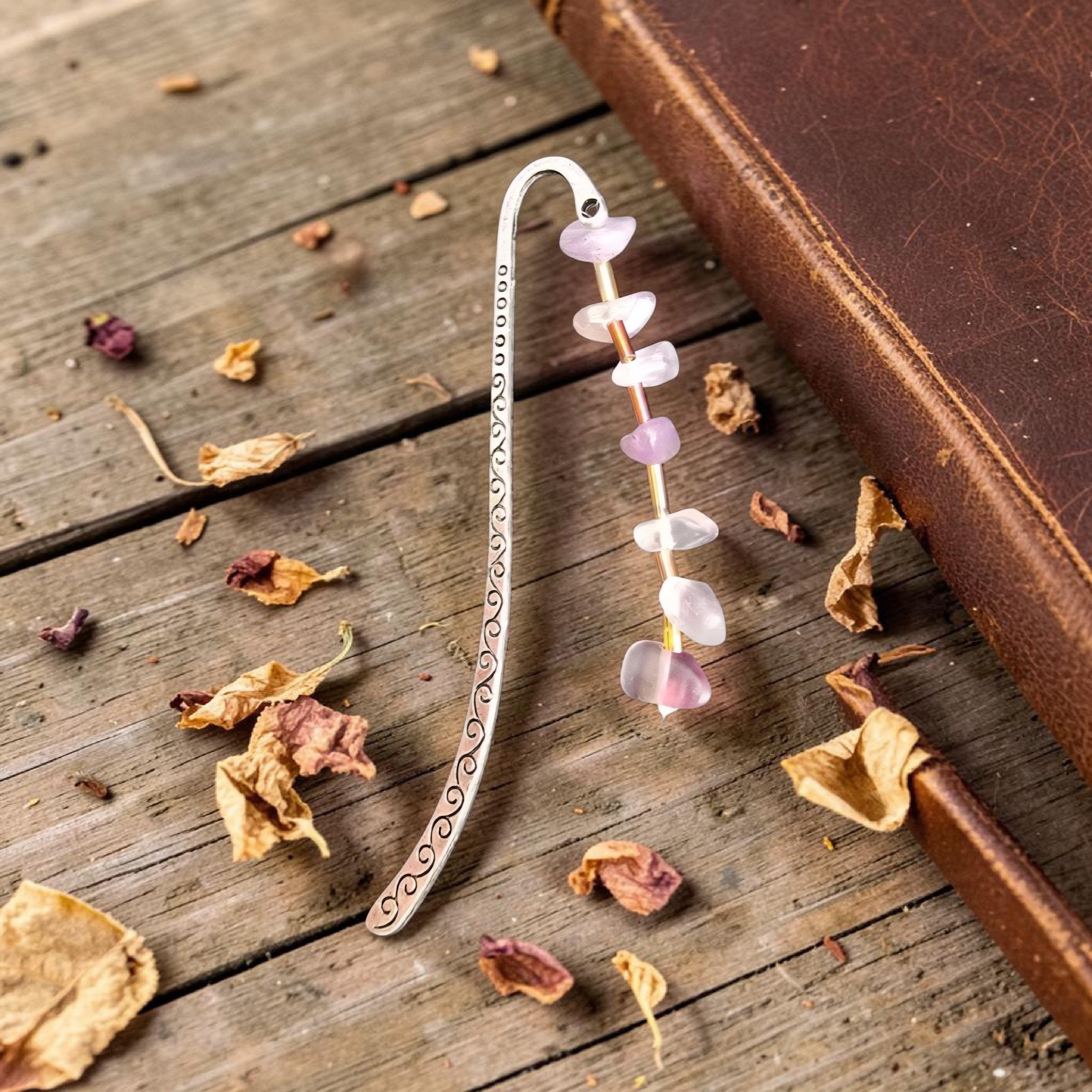 Amethyst Crystal Bookmark | February Birthstone Gift | Handmade Cornwall