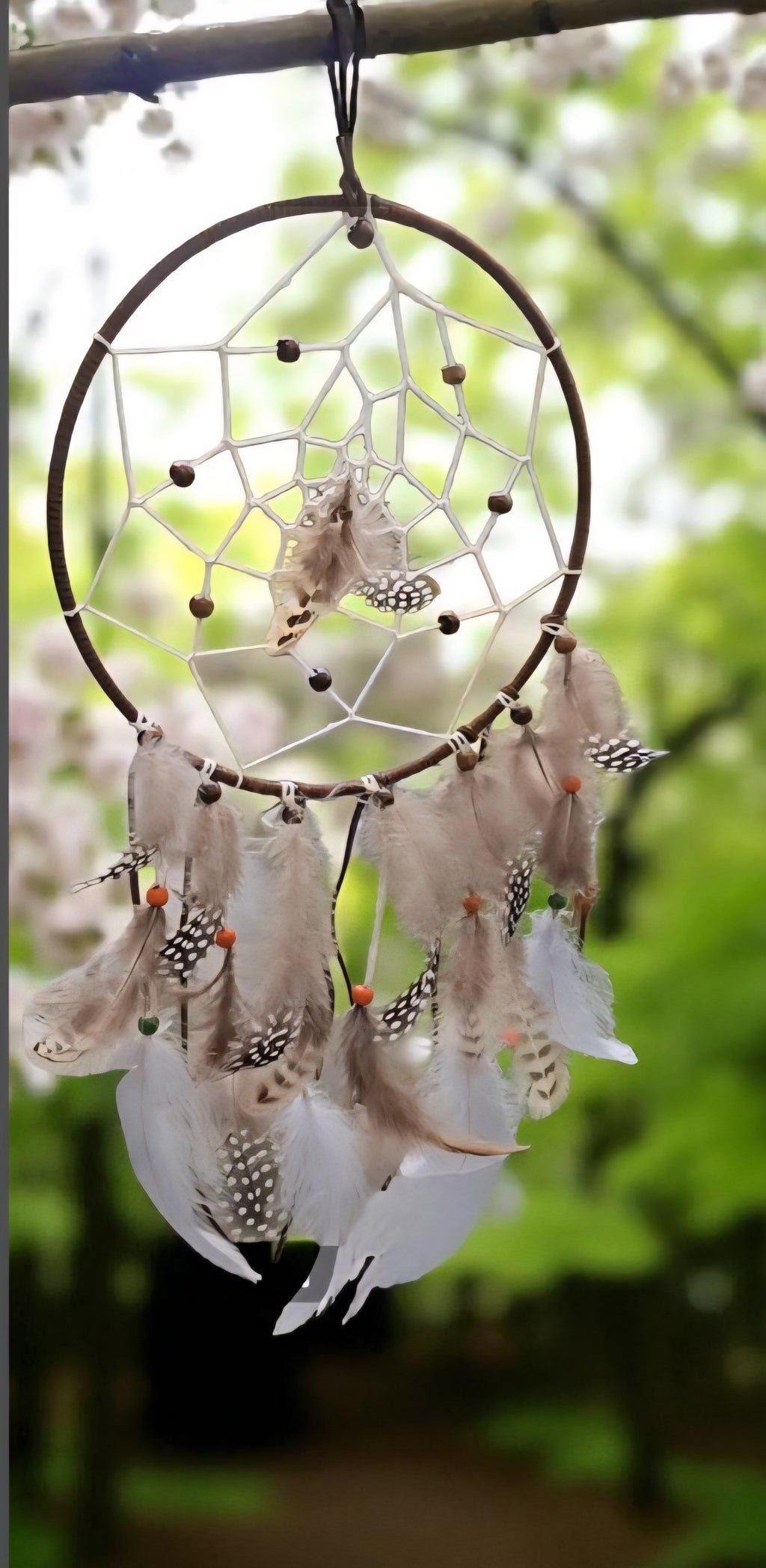 Dreamcatcher Wall Hanging - Boho Dream Catcher - Feather Decor - Spiritual Home Decor - Bedroom Decor - Handmade Boho Gift - Peaceful Sleep Decor - Cornish Creations