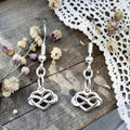 Infinity Knot Earrings - Celtic Infinity Earrings - Eternal Love Jewellery - Silver Dangle Earrings - Minimalist Jewellery - Gift for Her