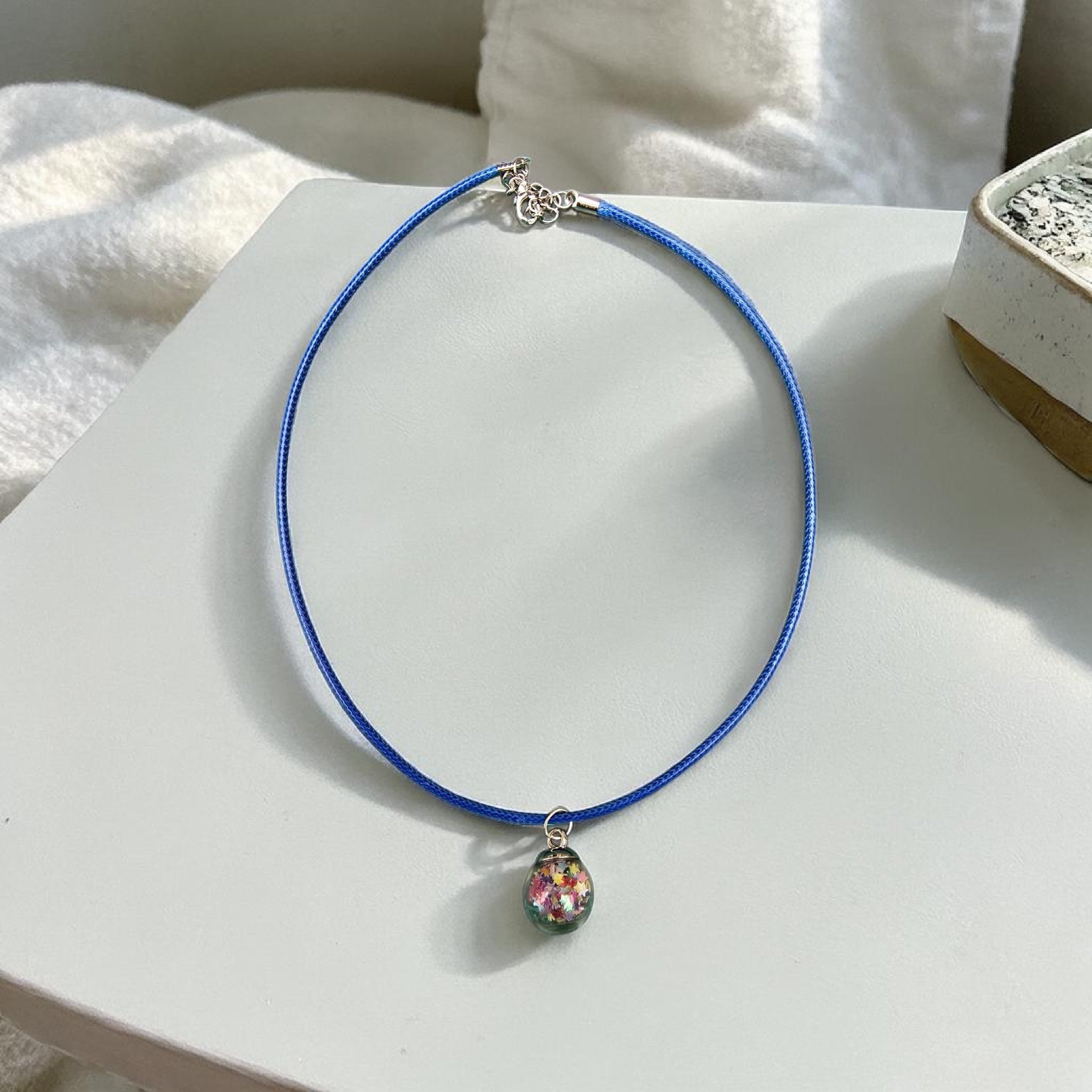 Star Confetti Globe Necklace | Magical Pendant • Whimsical Jewellery