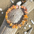 Tiger’s Eye & Carnelian Crystal Bracelet - Courage & Confidence Jewellery - Strength, Motivation & Energy Bracelet