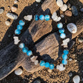 Ocean Calm Bracelet - Turquenite & Moonstone - Handmade Coastal Crystal Jewellery - Cornish Creations